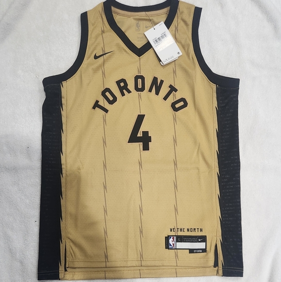 Kids size Large Toronto Raptors Barnes Jersey - Picture 3 of 6
